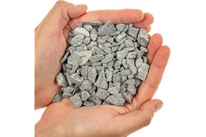 EASIHOLD Beautiful Decorative Garden Stones | 20kg Bag | Washed & Dried | Suitable for use as Decorative Stones or with Resin Binder (Paloma Marble 8-16mm)