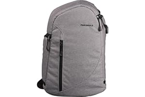 foolsGold Professional Dual Access DSLR Camera Backpack with USB in Light Grey