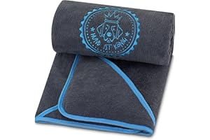 HUND IST KÖNIG Ręcznik dla psa premium, bardzo chłonny, ultra miękki i puszysty, ręcznik dla psów z wydajnej mikrofibry z 4 kieszeniami, można prać w temperaturze 60°, szybko schnie, 130 x 75 cm