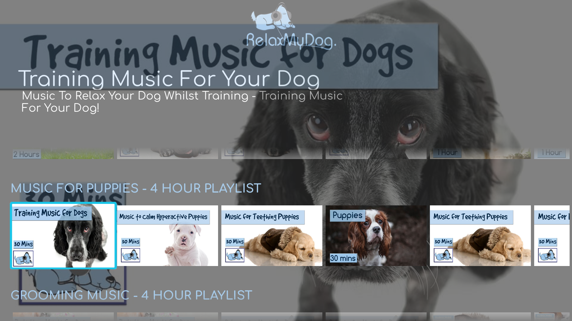 Relax My Dog Relaxing Music and TV for Dogs Amazon.co.uk Appstore