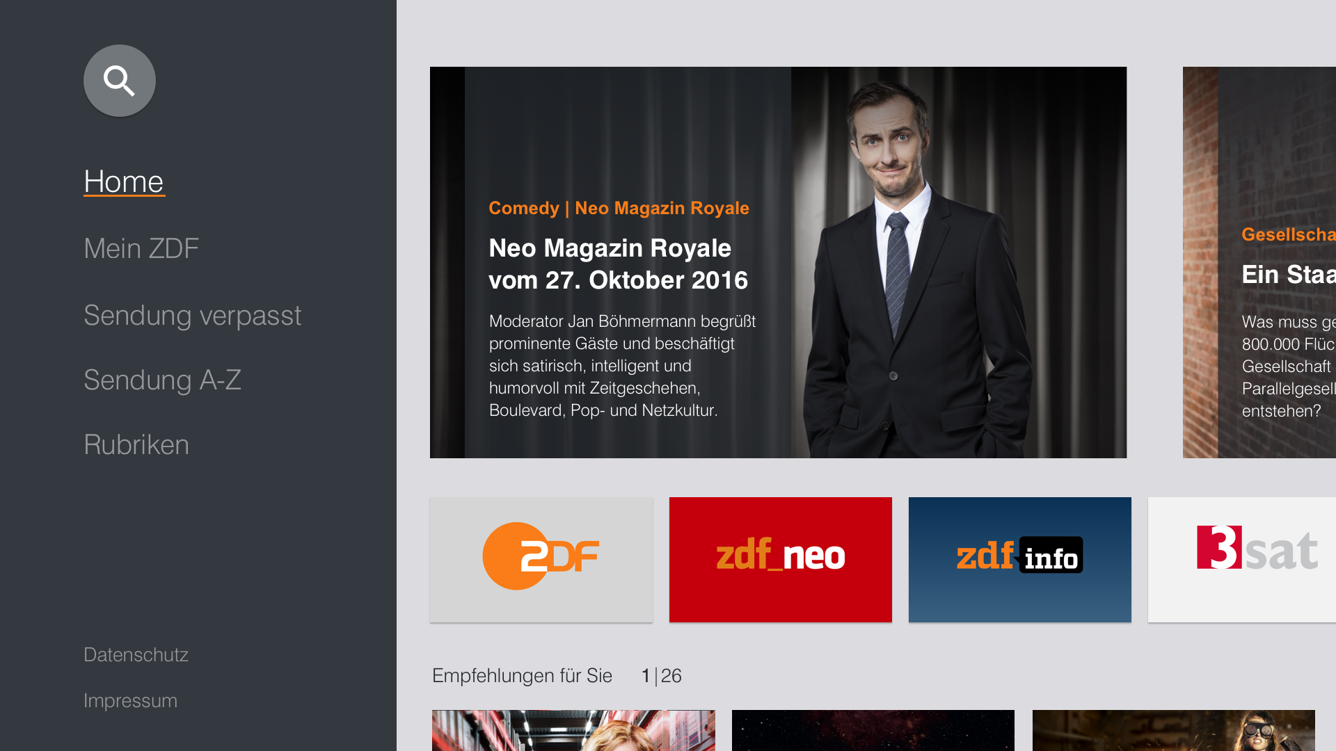 ZDFmediathek Amazon.de Apps für Android