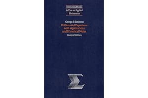 Differential Equations With Applications and Historical Notes (International Series in Pure and Applied Mathematics)