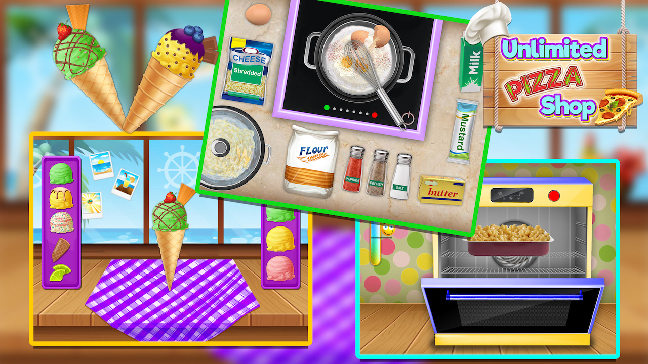 Unlimited Pizza Shop Make your own deliciousUnlimited pizza with this