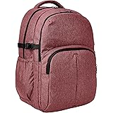 Amazon Basics Urban Laptop Backpack, 15 Inch (38 cm) Notebook Computer Sleeve, Maroon