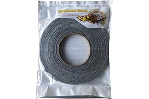 LavaLock Self Stick BBQ Gasket High Temp Smoker Gasket Charcoal Grill Seal 10 ft x 1/8 x 1/2w Self Stick Grey