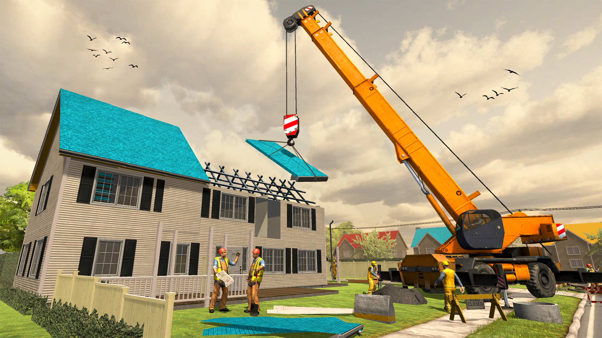 Happy Family House Construction Simulator Amazon.co.uk Apps & Games