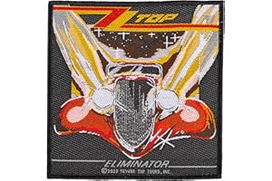 Halle 15 Clothes ZZ TOP Eliminator Écusson tissé et sous licence