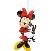 Hallmark Minnie Mouse and Figaro Ornament, Disney Tree Decoration, Disney Hanging Ornament, Christmas Hanging Ornament, Gifts