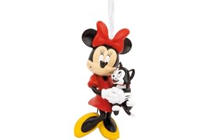 Hallmark Mimmi Pigg och Figaro prydnad, Disney-träddekoration, Disney hängande prydnad, hängande prydnad, gåvor till jul