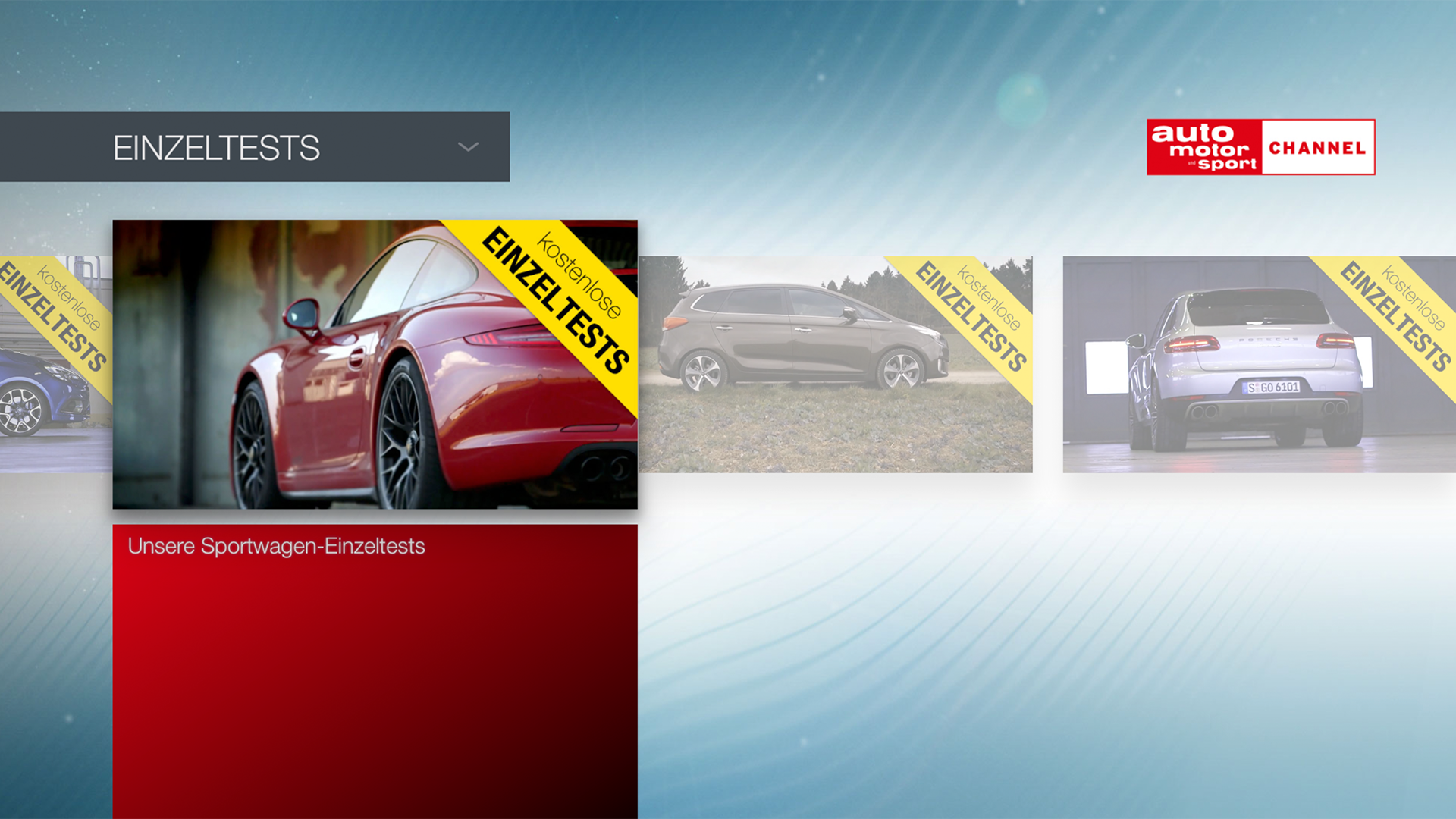 Auto Motor Und Sport Channel Die Tester Amazon De Apps Fur Android