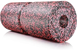 BODYMATE Rouleau de Massage fascias Care L35cm Ø14cm dureté Moyenne + rainure pour soulager la Colonne + E-Book Gratuit