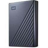Western Digital WD 5TB My Passport Ultra Portable Hard Disk Metal Drive, USB-C & USB 3.1 with Automatic Backup,Password Prote