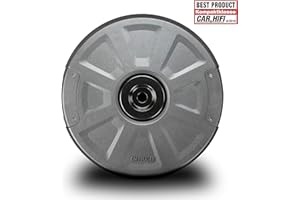 EMPHASER EBS108A – kraftvoller 20 cm Aktivsubwoofer zum Einbau in Reserverad Mulde/Felge, Auto Bassbox mit 200 Watt Verstärker, Bassreflexprinzip, Best Product Award