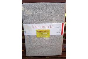 PAGO POCO Telo Arredo Multiuso,Gran Foulard mis.170x260cm. Disegno MACULATO Colore Grigio PURO COTONE NATURALE 100% !!!!