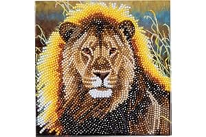 Craft Buddy Brand Name Crystal Art Leone a Riposo