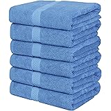 Utopia Towels - Lot de 6 Serviette de Gymnase, Serviette de Piscine - Petite Serviette de Bain - en 100% Coton - 56 x 112 cm 
