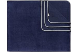 Sowel® Bardzo duży ręcznik plażowy, 100% bawełna organiczna, ręcznik kąpielowy dla dwojga, frotte, 200 x 160 cm