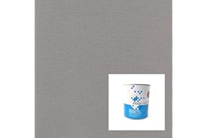 TESSIL POINT TramaTessile | Tessuto Cielo Auto Compatibile con Audi/VW Grigio Chiaro 2,50x1,50mt+1 Colla