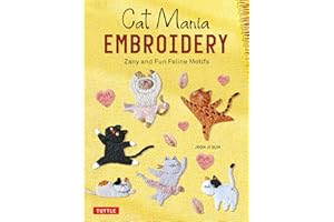 Cat Mania Embroidery: Zany and Fun Feline Motifs