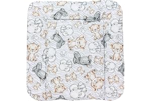 TupTam Materassino per Fasciatoio il cambio Pannolino Bebè, Safari, 70 x 60 cm