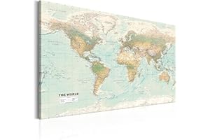 murando Tablero De Corcho & Cuadro en Lienzo 90x60 cm No Tejido XXL Estampado Memoboard Decoración De Pared Impresión Artística Fotografía Gráfica Poster Mapa Barcelona - k-A-0207-p-d