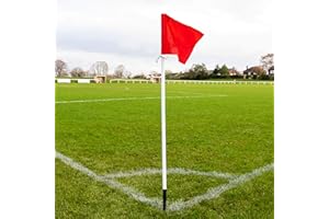 FORZA federbelastete Fußball Eckfahne – 4er-Set von professionellen Eckfahnen