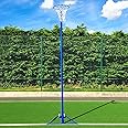Freestanding Netball Post (School Standard) – Wheelaway Self Weighted Netball Package – Add Ball & Padding! [Net World Sports] (Pair Of Netball Posts)