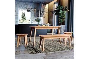 Krok Wood Mesa Paris, Madera de Haya 75x50x75 cm