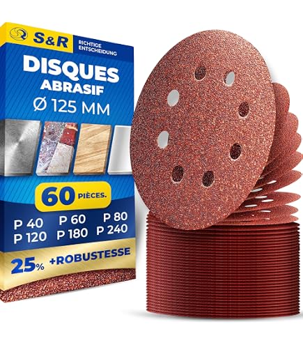 Norton Disque Rapid Blend U4401 2SF – 125 Mm Grain Très Fin Pour Meuleuse D'Angle, Idéal Pour Ébavurage Et Finition Sans Brûlure