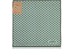 WESERWEF Chiffon de Nettoyage en Microfibre XXL au Design Élégant pour Lunettes, Smartphones, Tablettes, Appareils Photos, Chiffon à Lunettes et Chiffon pour Écran, 30 x 30 cm (Wave)