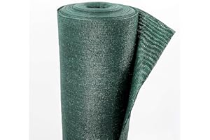 Sichtschutzblende für Zäune I Zaunblende grün GP pro m 4,90€ I Schattiernetz für Sicht und Windschutz I Sonnenschutz Balkonsichtschutz I Gerüstschutznetz (10m, grün 150g 2m breit)