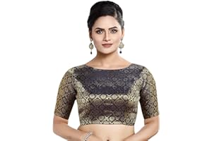 Madhu Fashion Women's Polyester Half Sleeve Blouse