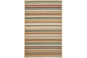 ‎ANDIAMO andiamo Outdoor Teppich wetterfest Sedona - Balkon Teppich farbiges Design - Teppich Outdoor für Garten, Terrasse, Balkon, 160 x 230 cm - Streifen Multi