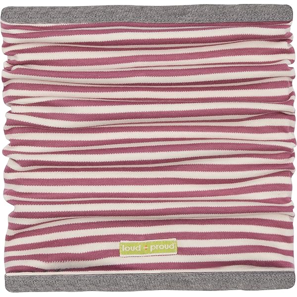 Loud + Proud Schlauchschal Bio-Baumwolle - Waffel-Optik GOTS Zertifiziert