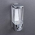 Plantex ABS Plastic Push-Button Soap Handwash Dispenser for Shampoo & Body Lotion - Ideal for Hospitals/Hotels/Restaurants/Offices/Bathroom & Toilet (Chrome)
