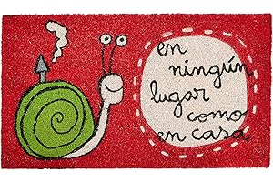 Laroom Felpudo, Vinilo, Rojo, 40 x 70 cm