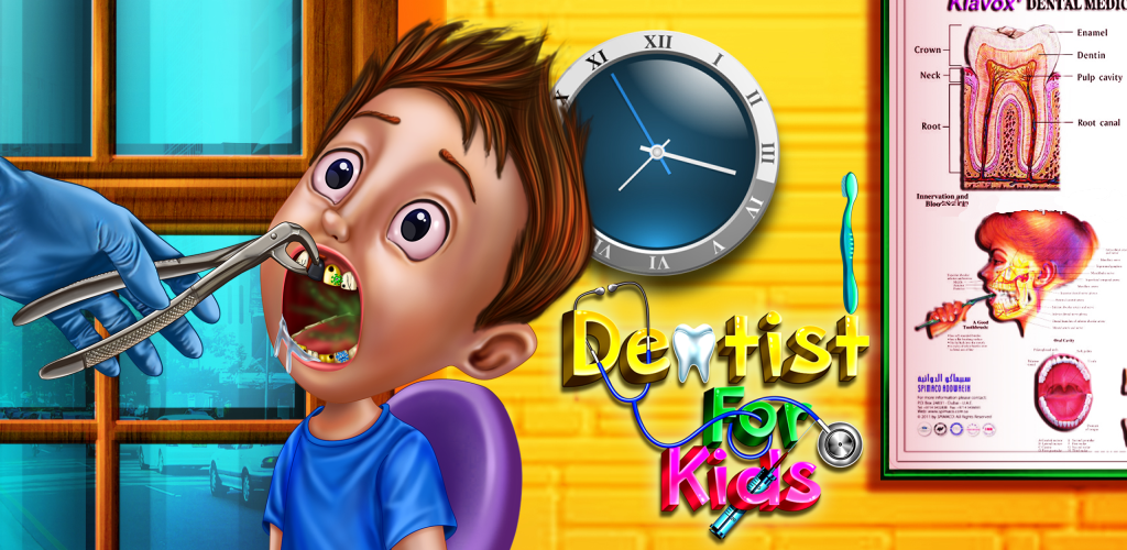 Dentist for Kids treat patients in a Crazy Dentist clinic ! Fun Game