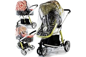 ISAFE Rain Cover for Cosatto Giggle Raincover Pram Travel System Carrycot Heavy Duty Professional