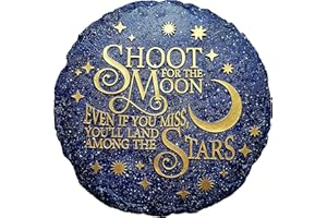Spoontiques - Garden Décor - Shoot for The Stars Stepping Stone - Decorative Stone for Garden