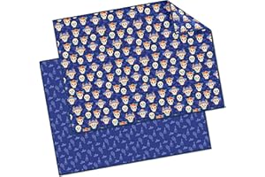 EDISON & KING Paños de microfibra en diferentes combinaciones/trapos microfibra/bayetas microfibra con motivos/para la limpieza de gafas (Paquete de 2, 30 x 40 cm, Días De Los Muertos)