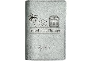 Protège Passeport Personnalisé, Porte Passeport Made in France, Pochette Passeport 100% Personnalisable, Étui Passeport Voopies, Protection Passeport Cuir, Housse Documents Voyage. (Métal)