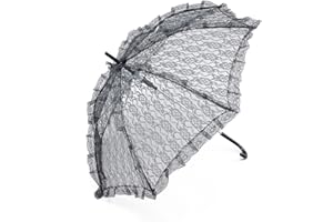 Bristol Novelty - Ombrello parasole in pizzo