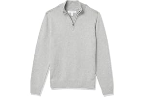 Amazon Essentials Sweter Mężczyźni Long-sleeve Soft Touch Quarter-zip Sweater (1 w zestawie)
