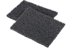 TYROLIT Lija de vellón Life, 2 unidades, 150 x 110 mm, grano 120, para eliminar óxido, limpieza, rugosidad