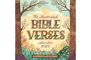 The Illustrated Bible Verses Wall Calendar 2024: Timeless Wise Words of the Bible