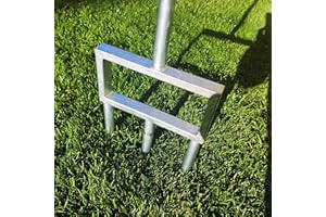 SattesGrün® Gartengabel Aerifizierer Rasenbelüfter Aerifiziergabel Vertikutierer Rasen sanden - komfortable Handhabung & stabile Bauweise - Bodenlockerung