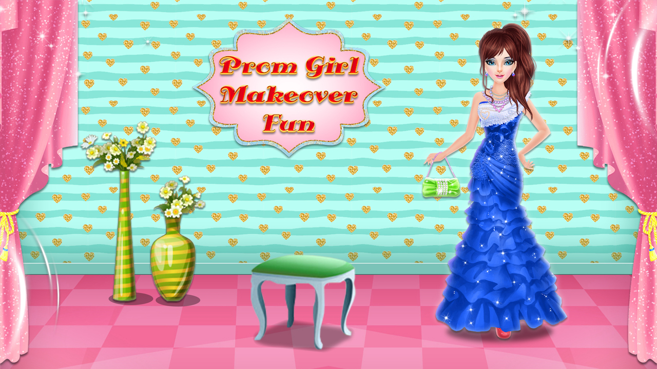Prom Girl Makeover Fun Spa, Makeup and Dress Up Game for Kids Prom