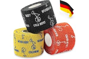 WARM BODY COLD MIND Hook Grip Tape for Weightlifting - Weight Lifting Tape for Crossfit, Strength Training, Sport Tape, Cotton Thumb Tape, Thumb Tape
