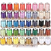 New brothread 40 Brother Colors 500M(550Y) Polyester Embroidery Machine Thread for Brother Babylock Janome Singer Pfaff Husqv