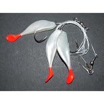 Perch Lure Fishing Rig Deep Sea Fishing Hooks Super Catch Pearl Shad Rig Lure 3x 6/ Perch Lure Fishing Rig Deep Sea Fishing Hooks Super Catch Pearl Shad Rig Lure 3x 6/